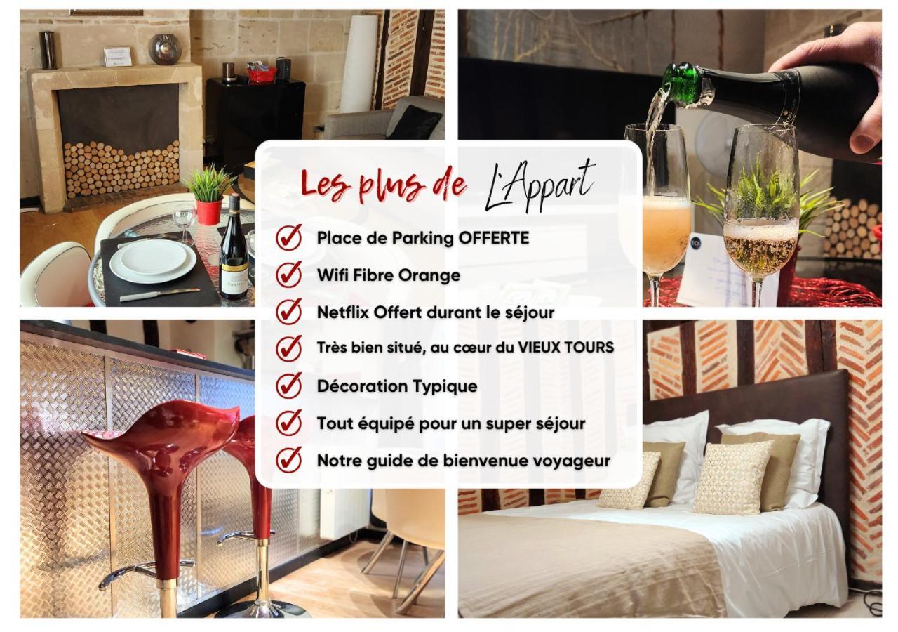 "L'Appart" Vieux Tours - Charme - Place Plumereau - Arrivee Autonome Exterior photo